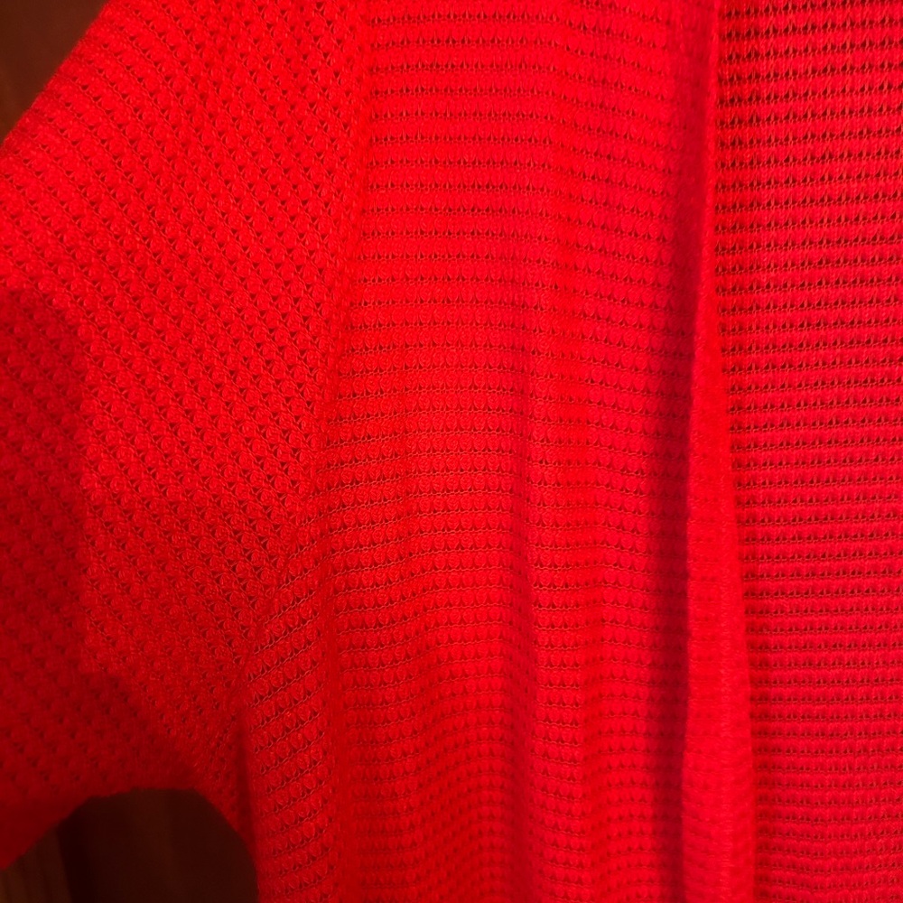 Jason Wu size large women’s Vibrant Red Long Cardigan - Picture 2 of 5